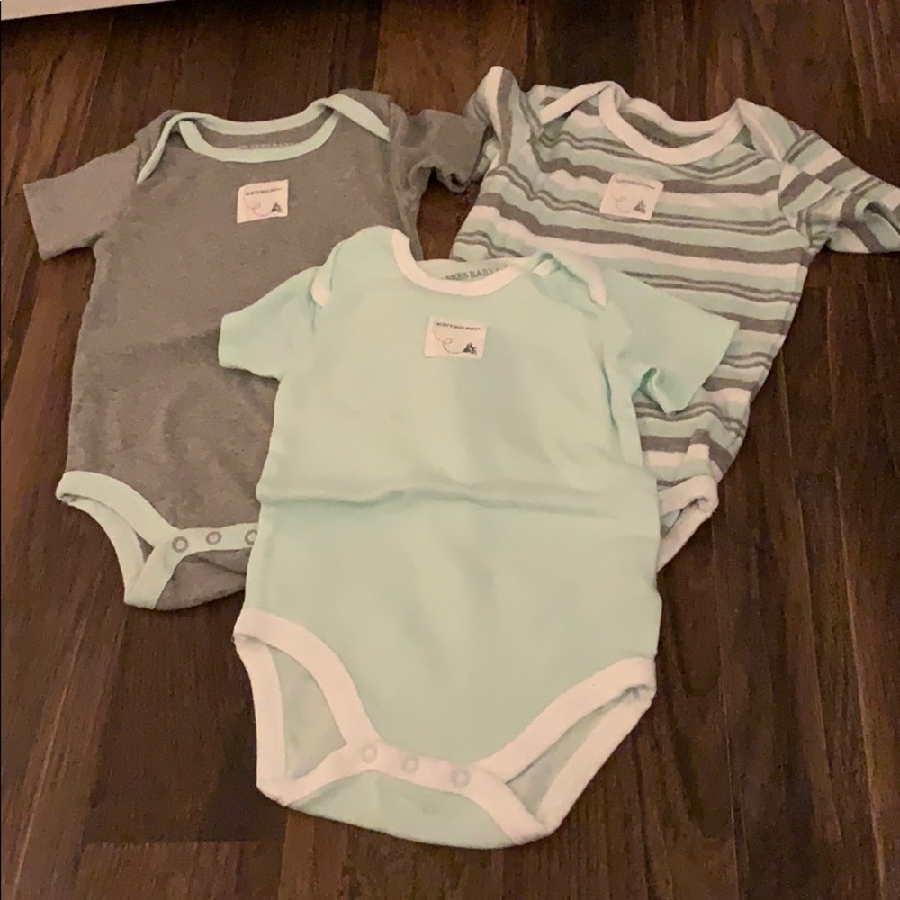 Burt’s Bees onesies